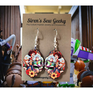 Toy Story Woody and Buzz Lightyear Earrings